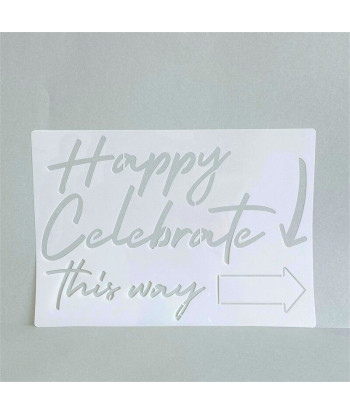 Pochoirs pour chiffres et lettres d'anniversaire