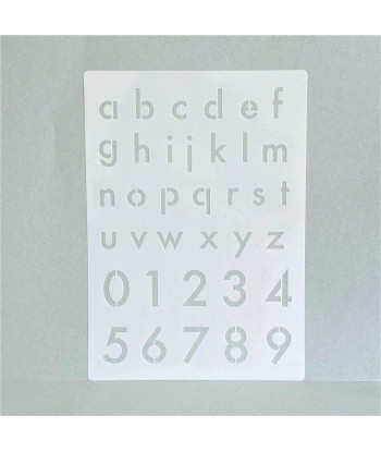 Pochoirs pour chiffres et lettres d'anniversaire