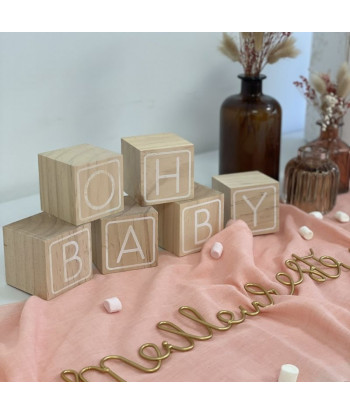 Chemin de table en mousseline de coton pêche