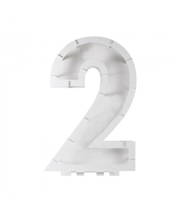 Support chiffre ballons 81 cm – chiffre 2