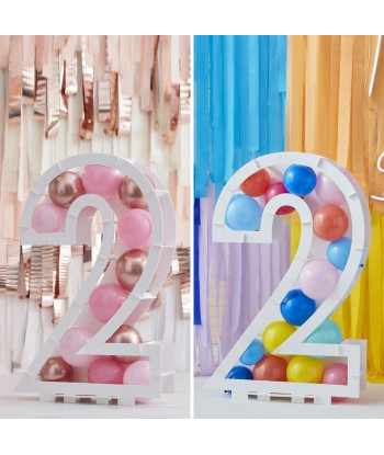 Structure chiffre ballons 81 cm – chiffre 2