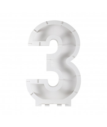 Support chiffre ballons 81 cm – chiffre 3