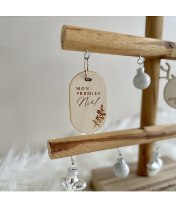 Décoration premier noël en bois personnalisable