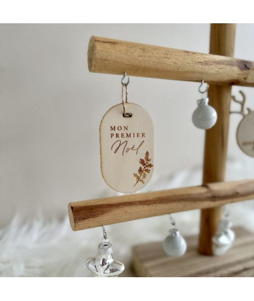 Décoration premier noël en bois personnalisable