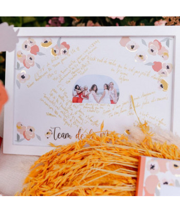 Cadre souvenir "team de la mariée"