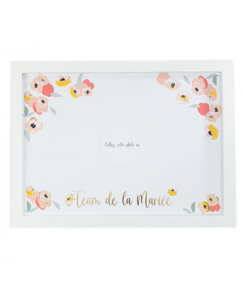 Cadre souvenir "team de la mariée"