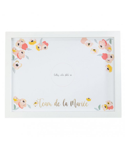 Cadre souvenir "team de la mariée"