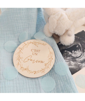 Médaillon annonce sexe - garçon