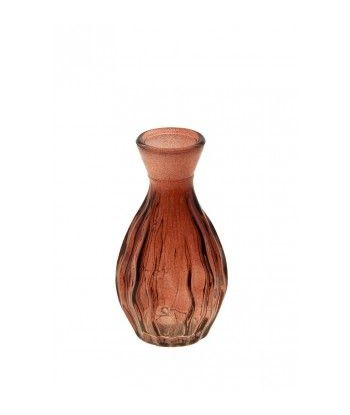 Mini vase vintage lie de vin terracotta