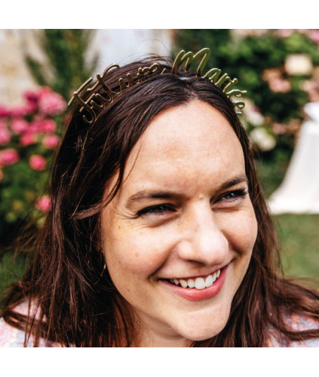 Serre tête EVJF "future mariée"