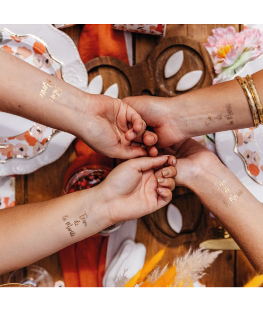 Tatouages éphémères - EVJF team de la mariée et future mariée