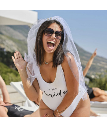 Serre-tête EVJF Bride To Be avec voile