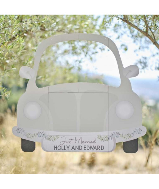 Cadre photo voiture vintage pour coin photobooth mariage