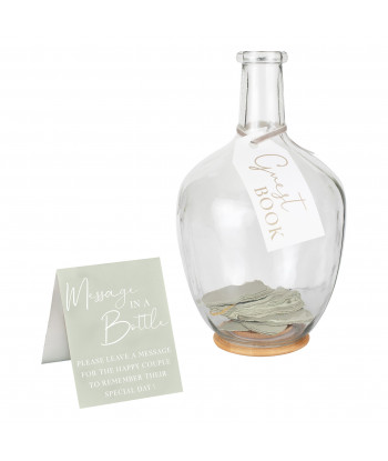 Alternative livre d’or dame jeanne avec petits papiers