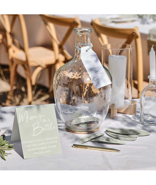 Alternative livre d’or dame jeanne avec petits papiers