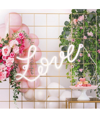 Néon led LOVE - blanc