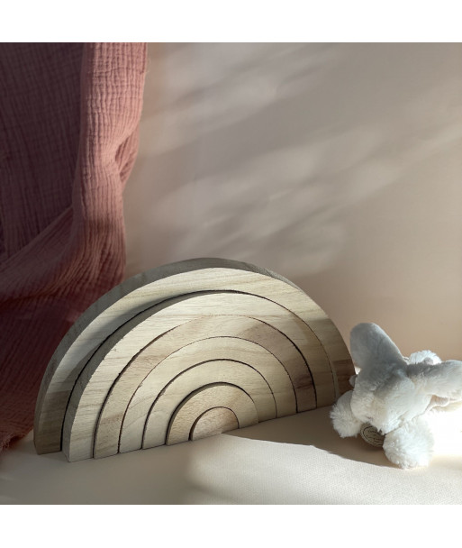 Arc -en -ciel personnalisable en bois