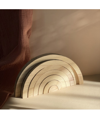 Arc -en -ciel personnalisable en bois