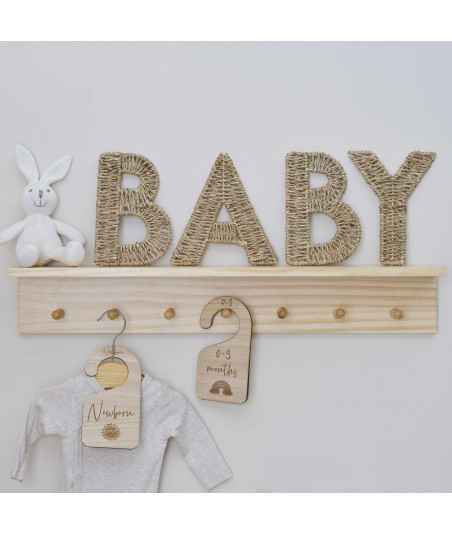 Décoration chambre bébé en osier