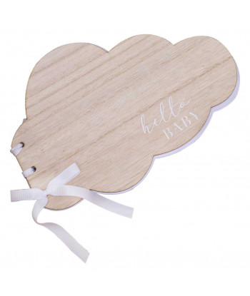 Livre d'or nuage babyshower