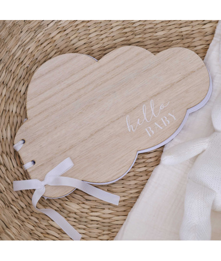 Livre d'or nuage babyshower