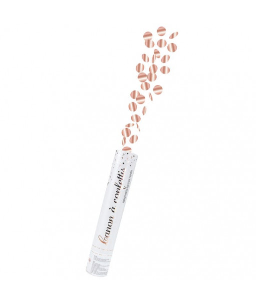 Canon à confettis rose gold