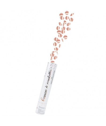 Canon à confettis rose gold