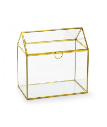 Urne mariage personnalisable en verre