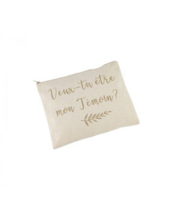 Pochette temoin de mariage "veux-tu être mon témoin ?"