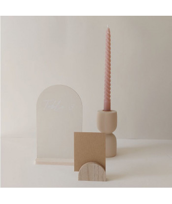 Supports marque-places en bois x3