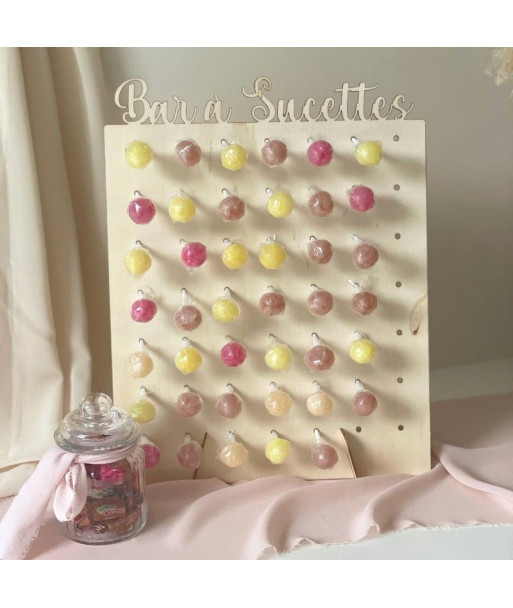 Présentoir bar à sucettes