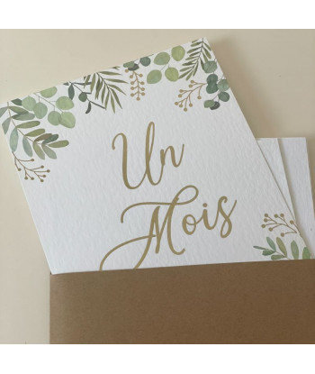 Cartes première année de bébé