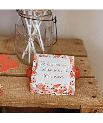 Jeu de carte EVJF "team de la mariée"