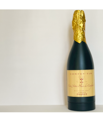 Canon à serpentins - bouteille de champagne