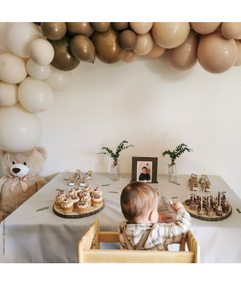 Arche de ballons nude et marron