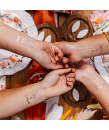 Tatouages éphémères - EVJF team de la mariée et future mariée