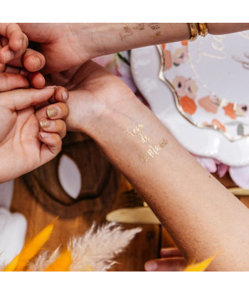 Tatouages éphémères - EVJF team de la mariée et future mariée