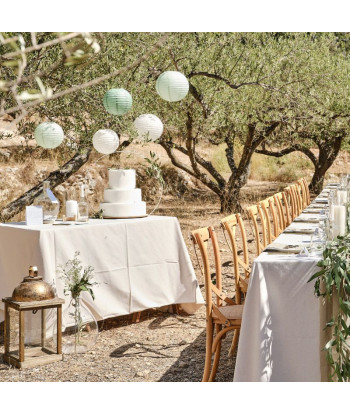 Bougeoir en verre et bois