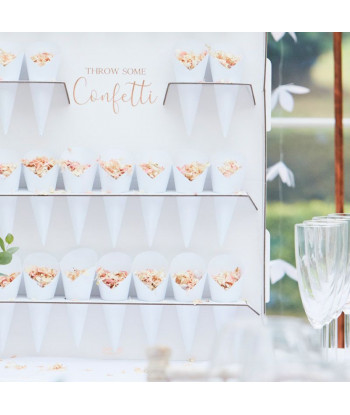 Présentoir pour cornets à confettis