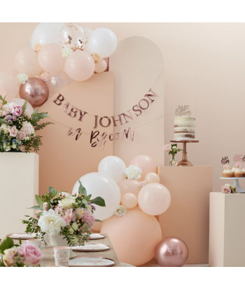 Kit accessoires Photobooth Baby Shower Floral