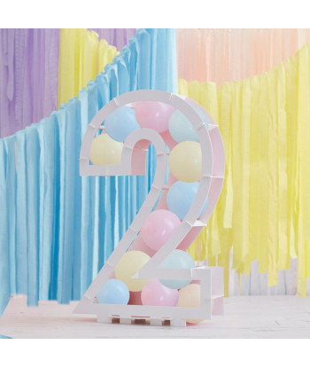 Support chiffre ballons 81 cm – chiffre 2