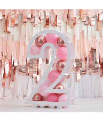 Support chiffre ballons 81 cm – chiffre 2