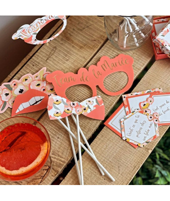 Kit photobooth EVJF  "team de la mariée"