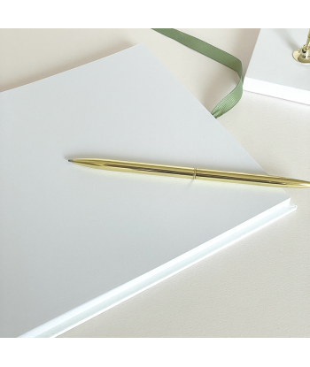 Livre d'or botanique vert et or