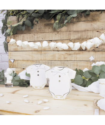 Boites pour cadeaux d’invités - body x8