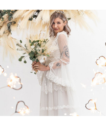 Bougies cierges magiques cœur doré x2