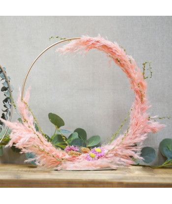 Centre de table cercle champagne 30 cm