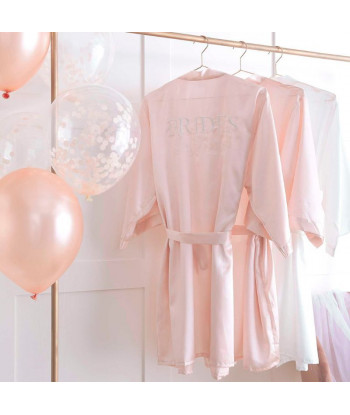 Peignoir temoin de la mariée