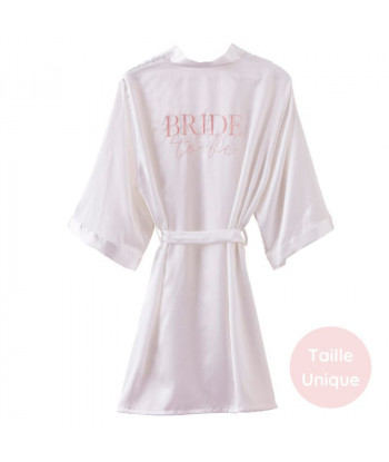 Peignoir future mariée