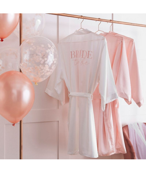 Peignoir future mariée